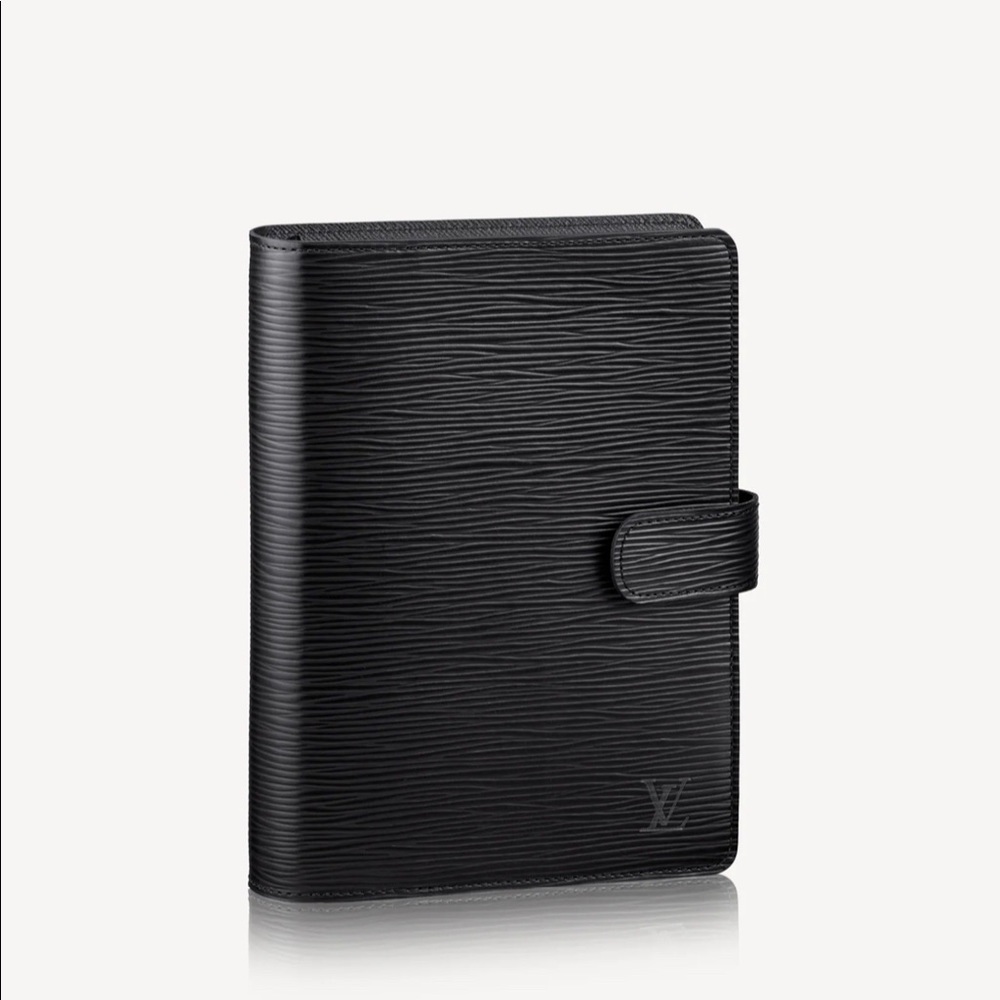 Louis Vuitton black MM Agenda